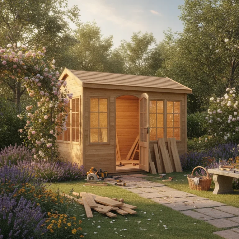 Construire un abri de jardin en bois | Quelle surface sans permis ? - construire abri jardin bois