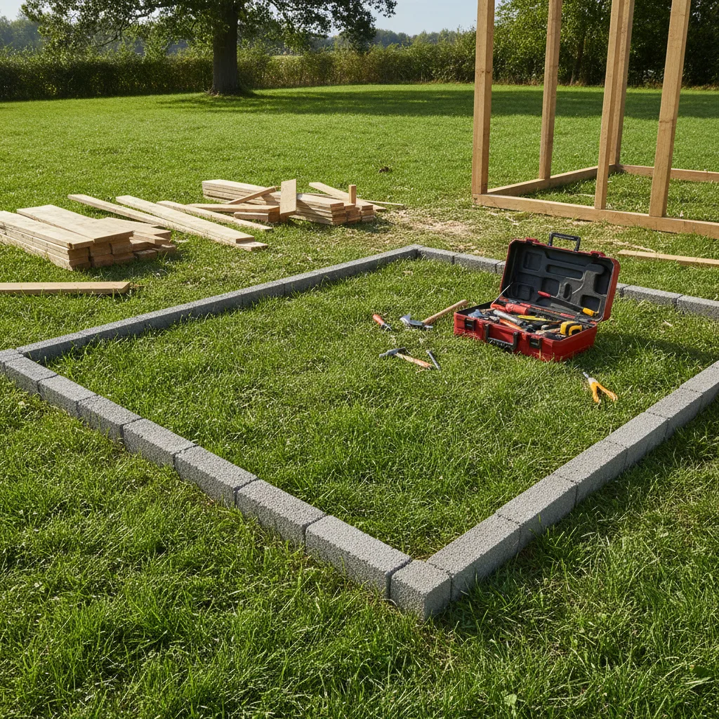 construire abri de jardin en bois