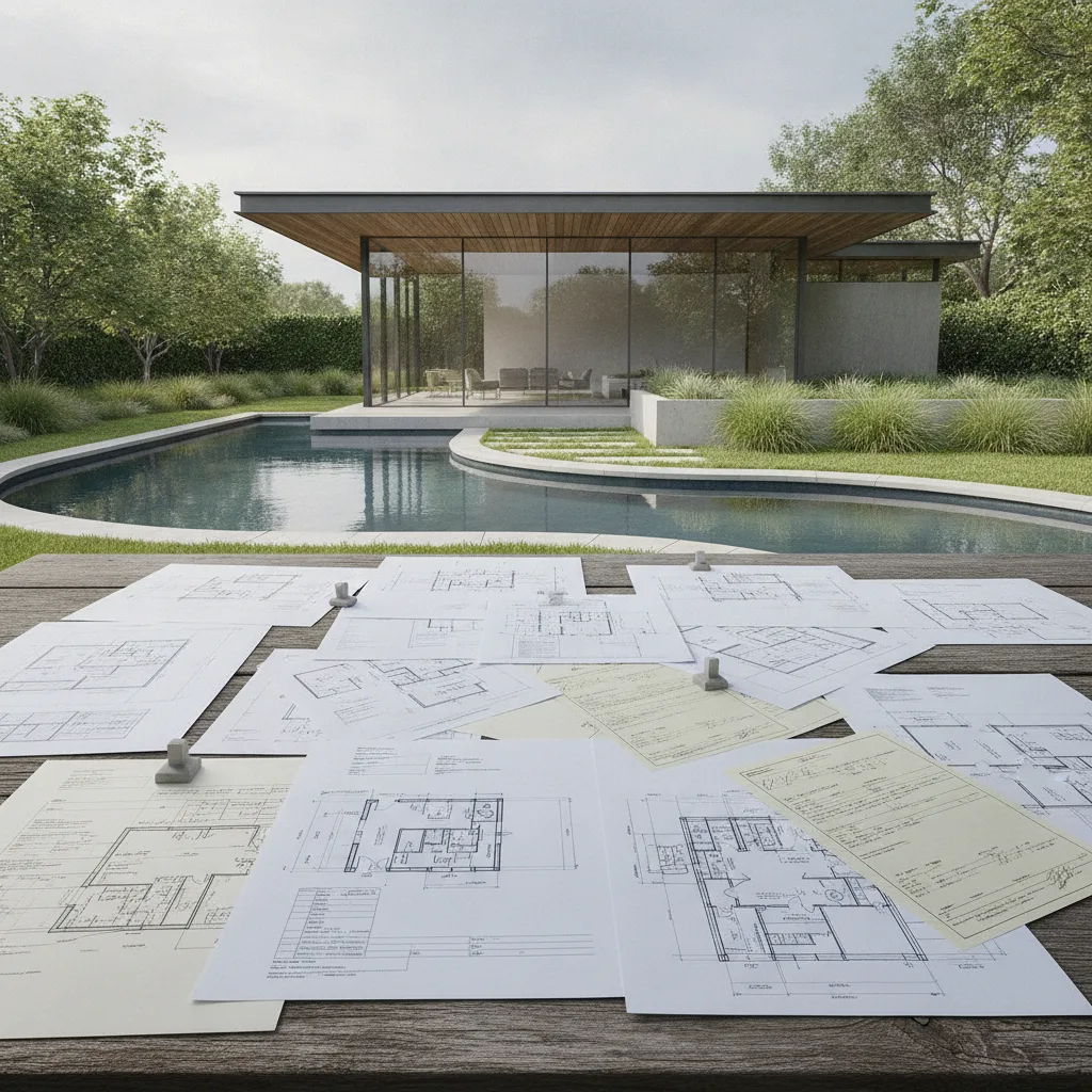 pool house moderne permis de construire pool house moderne permis de construire