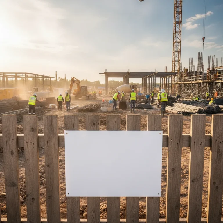 Panneau affichage permis de construire | 7 mentions - affichage permis construire panneau obligatoire